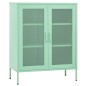 vidaXL Armario de almacenamiento acero verde mint 80x35x101,5 cm vidaXL Armario de almacenamiento acero verde mint 80x35x101,5 cm
