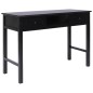 vidaXL Escritorio de madera maciza de Paulownia negro 108x45x76 cm vidaXL Escritorio de madera maciza de Paulownia negro 108x45x76 cm