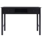 vidaXL Escritorio de madera maciza de Paulownia negro 108x45x76 cm vidaXL Escritorio de madera maciza de Paulownia negro 108x45x76 cm