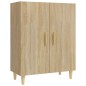 vidaXL Aparador de madera contrachapada roble Sonoma 70x34x90 cm