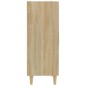 vidaXL Aparador de madera contrachapada roble Sonoma 70x34x90 cm