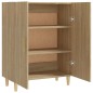 vidaXL Aparador de madera contrachapada roble Sonoma 70x34x90 cm