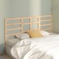 vidaXL Cabecero de cama madera maciza de pino 206x4x104 cm