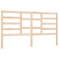 vidaXL Cabecero de cama madera maciza de pino 206x4x104 cm