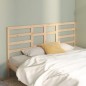 vidaXL Cabecero de cama madera maciza de pino 206x4x104 cm