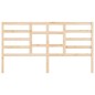 vidaXL Cabecero de cama madera maciza de pino 206x4x104 cm