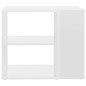 vidaXL Armario auxiliar madera contrachapada blanco brillo 60x30x50 cm vidaXL Armario auxiliar madera contrachapada blanco brillo 60x30x50 cm