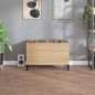 vidaXL Mueble discos madera contrachapada roble Sonoma 74,5x38x48 cm vidaXL Mueble discos madera contrachapada roble Sonoma 74,5x38x48 cm
