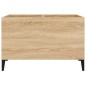 vidaXL Mueble discos madera contrachapada roble Sonoma 74,5x38x48 cm vidaXL Mueble discos madera contrachapada roble Sonoma 74,5x38x48 cm
