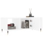 vidaXL Mesa de centro madera contrachapada blanco 102x50x40 cm vidaXL Mesa de centro madera contrachapada blanco 102x50x40 cm