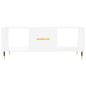 vidaXL Mesa de centro madera contrachapada blanco 102x50x40 cm vidaXL Mesa de centro madera contrachapada blanco 102x50x40 cm