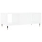 vidaXL Mesa de centro madera contrachapada blanco 102x50x40 cm vidaXL Mesa de centro madera contrachapada blanco 102x50x40 cm