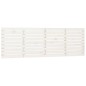 vidaXL Cabecero de cama de pared madera maciza pino blanco 166x3x63 cm vidaXL Cabecero de cama de pared madera maciza pino blanco 166x3x63 cm