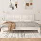 vidaXL Cabecero de cama de pared madera maciza pino blanco 166x3x63 cm vidaXL Cabecero de cama de pared madera maciza pino blanco 166x3x63 cm
