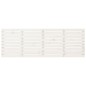 vidaXL Cabecero de cama de pared madera maciza pino blanco 166x3x63 cm vidaXL Cabecero de cama de pared madera maciza pino blanco 166x3x63 cm