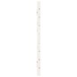 vidaXL Cabecero de cama de pared madera maciza pino blanco 166x3x63 cm vidaXL Cabecero de cama de pared madera maciza pino blanco 166x3x63 cm