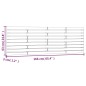 vidaXL Cabecero de cama de pared madera maciza pino blanco 166x3x63 cm vidaXL Cabecero de cama de pared madera maciza pino blanco 166x3x63 cm