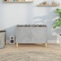 vidaXL Mueble discos madera contrachapada gris hormigón 74,5x38x48 cm vidaXL Mueble discos madera contrachapada gris hormigón 74,5x38x48 cm
