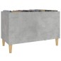 vidaXL Mueble discos madera contrachapada gris hormigón 74,5x38x48 cm vidaXL Mueble discos madera contrachapada gris hormigón 74,5x38x48 cm