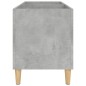 vidaXL Mueble discos madera contrachapada gris hormigón 74,5x38x48 cm vidaXL Mueble discos madera contrachapada gris hormigón 74,5x38x48 cm