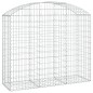 vidaXL Cesta gaviones forma arco hierro galvanizado 150x50x120/140 cm vidaXL Cesta gaviones forma arco hierro galvanizado 150x50x120/140 cm