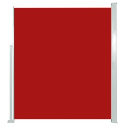 vidaXL Toldo lateral de jardín o terraza 160x300 cm rojo 