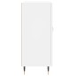 vidaXL Aparador de madera de ingeniería blanco 90x34x80 cm vidaXL Aparador de madera de ingeniería blanco 90x34x80 cm