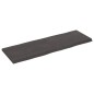 vidaXL Tablero mesa madera tratada borde vivo marrón 120x40x(2-4) cm