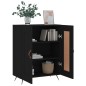 vidaXL Aparador de madera de ingeniería negro 69,5x34x90 cm vidaXL Aparador de madera de ingeniería negro 69,5x34x90 cm