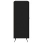 vidaXL Aparador de madera de ingeniería negro 69,5x34x90 cm vidaXL Aparador de madera de ingeniería negro 69,5x34x90 cm