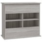 vidaXL Soporte para acuario madera ingeniería gris Sonoma 81x36x73 cm vidaXL Soporte para acuario madera ingeniería gris Sonoma 81x36x73 cm