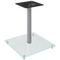 vidaXL Soportes de altavoces 2 uds vidrio templado plateado 1 pilar vidaXL Soportes de altavoces 2 uds vidrio templado plateado 1 pilar
