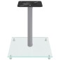 vidaXL Soportes de altavoces 2 uds vidrio templado plateado 1 pilar vidaXL Soportes de altavoces 2 uds vidrio templado plateado 1 pilar