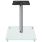 vidaXL Soportes de altavoces 2 uds vidrio templado plateado 1 pilar vidaXL Soportes de altavoces 2 uds vidrio templado plateado 1 pilar