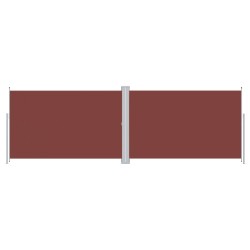 vidaXL Toldo lateral retráctil marrón 220x600 cm
