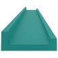 vidaXL Estantes de pared 4 unidades azul 80x9x3 cm vidaXL Estantes de pared 4 unidades azul 80x9x3 cm