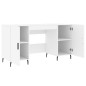 vidaXL Escritorio madera de ingeniería blanco 140x50x75 cm vidaXL Escritorio madera de ingeniería blanco 140x50x75 cm
