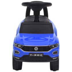 vidaXL Coche correpasillos Volkswagen T-Roc azul