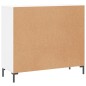 vidaXL Aparador de madera de ingeniería blanco 90x34x80 cm vidaXL Aparador de madera de ingeniería blanco 90x34x80 cm