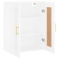 vidaXL Armario de pared madera de ingeniería blanco 69,5x34x90 cm vidaXL Armario de pared madera de ingeniería blanco 69,5x34x90 cm