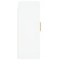 vidaXL Armario de pared madera de ingeniería blanco 69,5x34x90 cm vidaXL Armario de pared madera de ingeniería blanco 69,5x34x90 cm