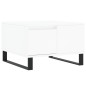 vidaXL Mesa de centro madera contrachapada blanco 55x55x36,5 cm vidaXL Mesa de centro madera contrachapada blanco 55x55x36,5 cm
