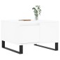 vidaXL Mesa de centro madera contrachapada blanco 55x55x36,5 cm vidaXL Mesa de centro madera contrachapada blanco 55x55x36,5 cm