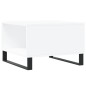 vidaXL Mesa de centro madera contrachapada blanco 55x55x36,5 cm vidaXL Mesa de centro madera contrachapada blanco 55x55x36,5 cm