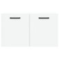 vidaXL Armario de pared madera de ingeniería blanco 60x36,5x35 cm vidaXL Armario de pared madera de ingeniería blanco 60x36,5x35 cm