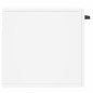 vidaXL Armario de pared madera de ingeniería blanco 60x36,5x35 cm vidaXL Armario de pared madera de ingeniería blanco 60x36,5x35 cm