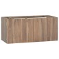vidaXL Armario de baño de pared madera maciza de teca 90x39x40 cm vidaXL Armario de baño de pared madera maciza de teca 90x39x40 cm