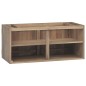 vidaXL Armario de baño de pared madera maciza de teca 90x39x40 cm vidaXL Armario de baño de pared madera maciza de teca 90x39x40 cm