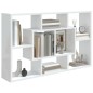 vidaXL Estantería de pared contrachapada blanco brillante 85x16x52,5cm vidaXL Estantería de pared contrachapada blanco brillante 85x16x52,5cm