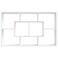 vidaXL Estantería de pared contrachapada blanco brillante 85x16x52,5cm vidaXL Estantería de pared contrachapada blanco brillante 85x16x52,5cm
